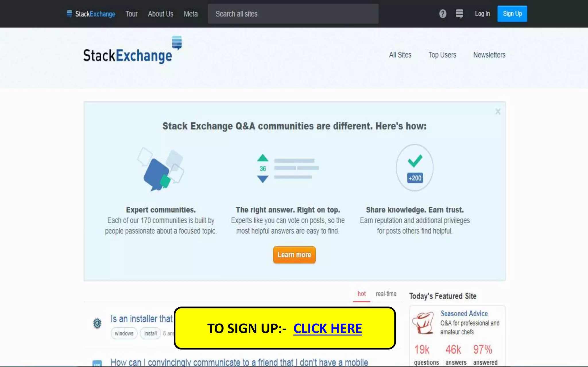 TO SIGN UP:- CLICK HERE
 