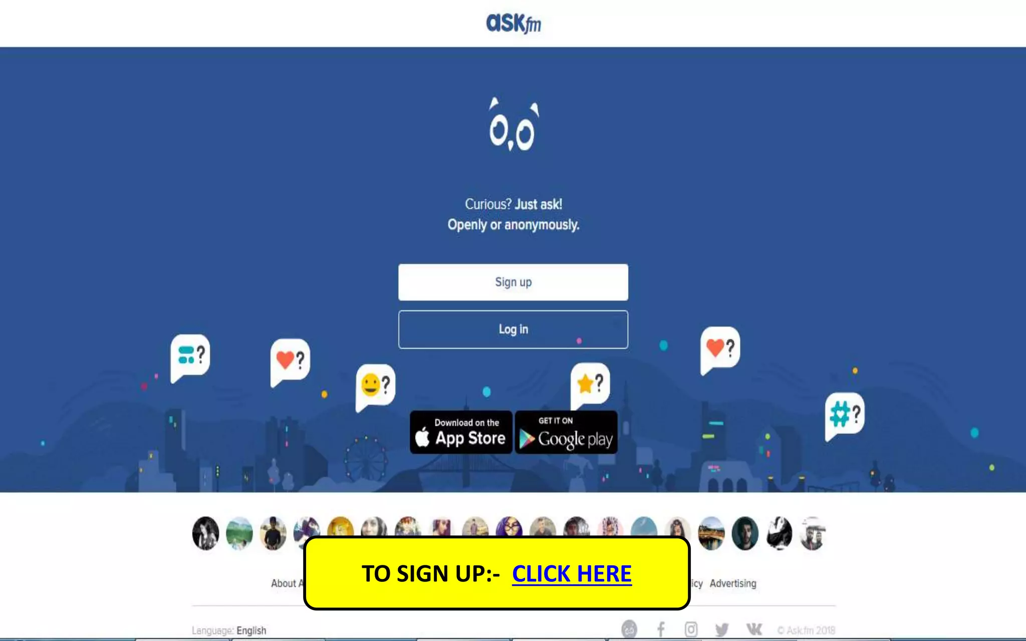 TO SIGN UP:- CLICK HERE
 