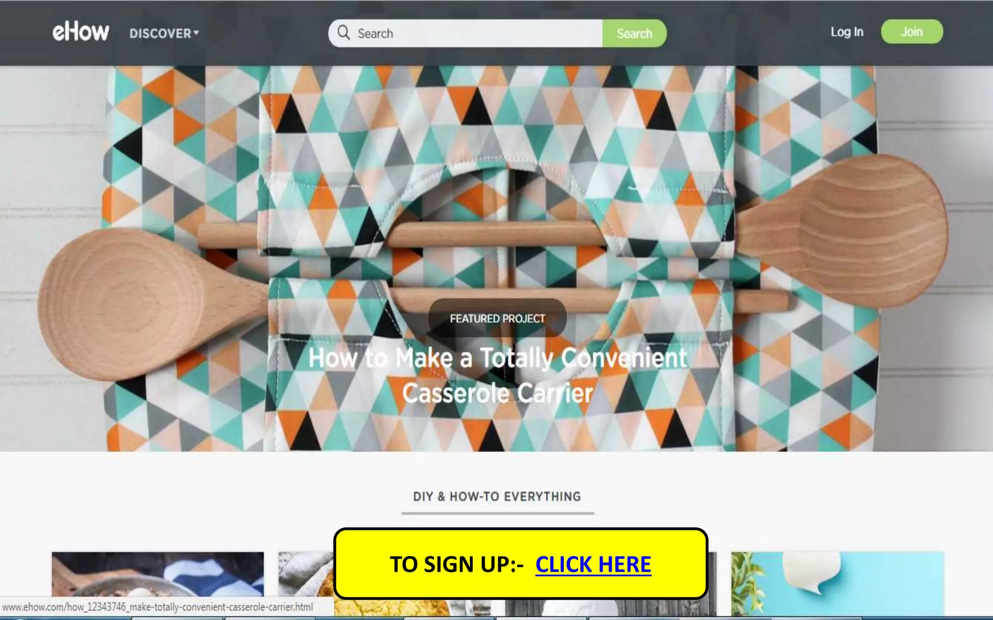 TO SIGN UP:- CLICK HERE
 