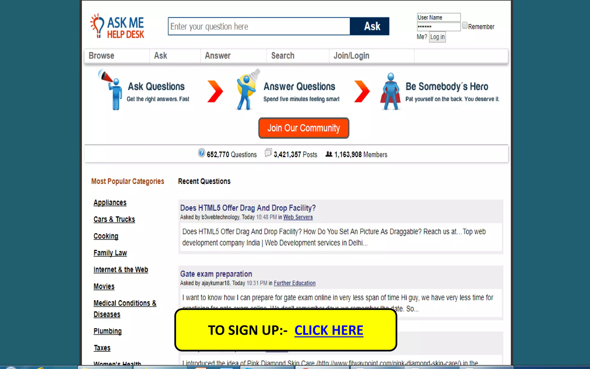 TO SIGN UP:- CLICK HERE
 
