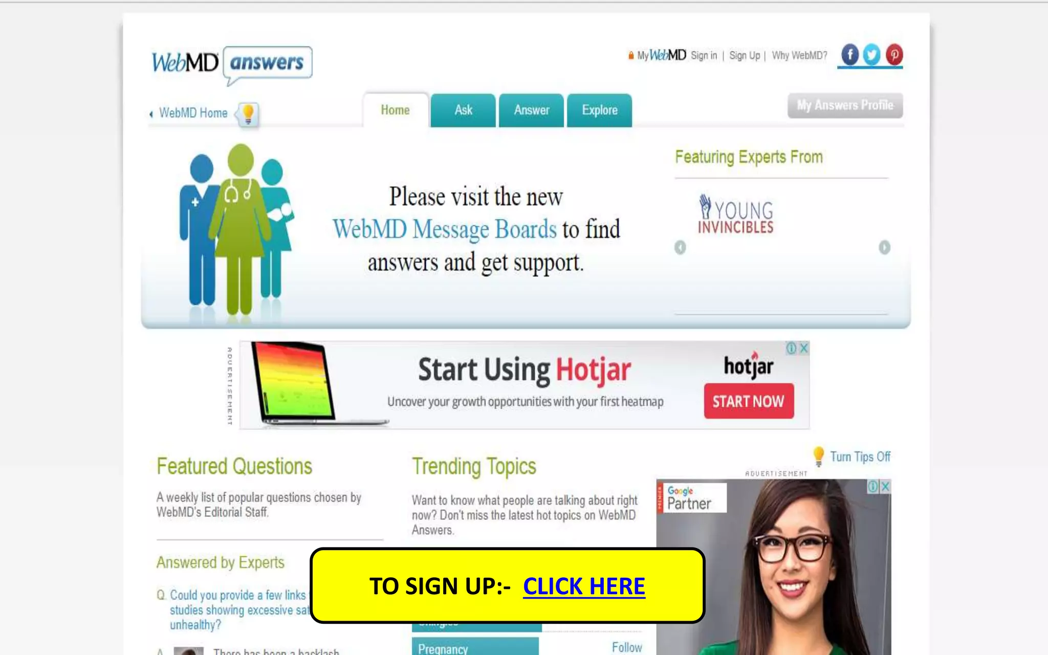 TO SIGN UP:- CLICK HERE
 