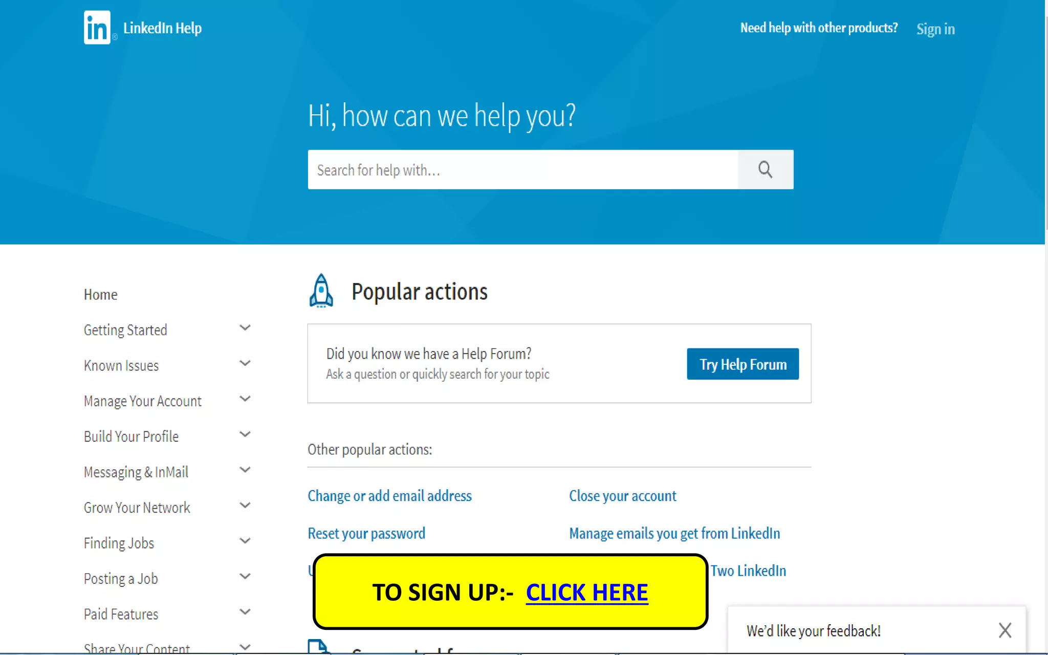 TO SIGN UP:- CLICK HERE
 