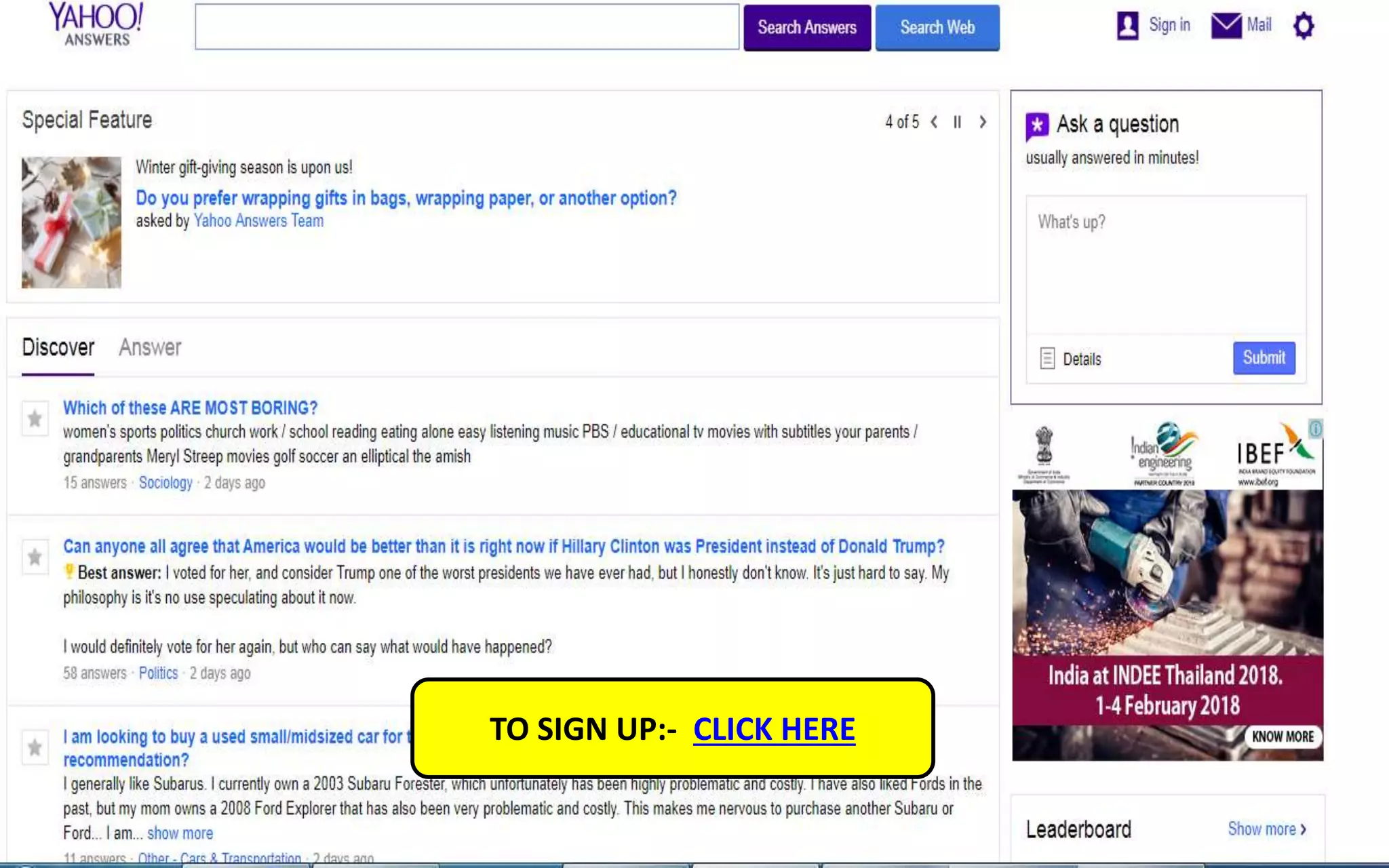 TO SIGN UP:- CLICK HERE
 