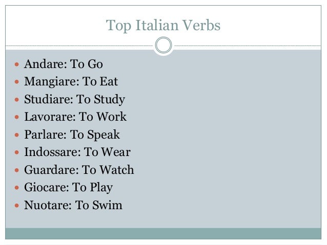 Top 20 italian language phrases