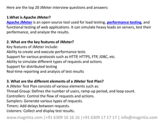 Top 20 JMeter Interview Questions and Answers in 2023.pptx
