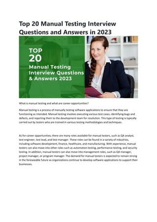 Top 30 Mobile Testing Interview Questions & Answers for 2023