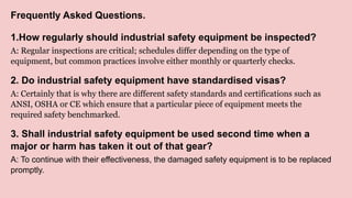 Top 20 must-Have Industrial Safety Equipment for Every Workplace | PDF
