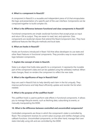 Top 20 ReactJS Interview Questions and Answers in 2023.pdf image.