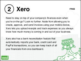 OPEN
Xero2
Need to stay on top of your company’s ﬁnances even when !
you’re on the go? Look no further. Aside from allowin...