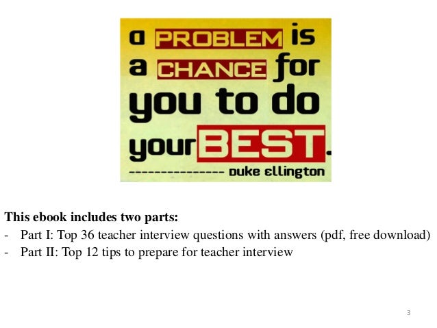 top 36 teacher interview questions and answers pdf montessori teacher interview questions