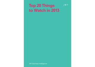 Top 20 Things to Watch in 2013