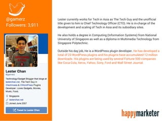 Top 20 Twitter Influencers In Singapore