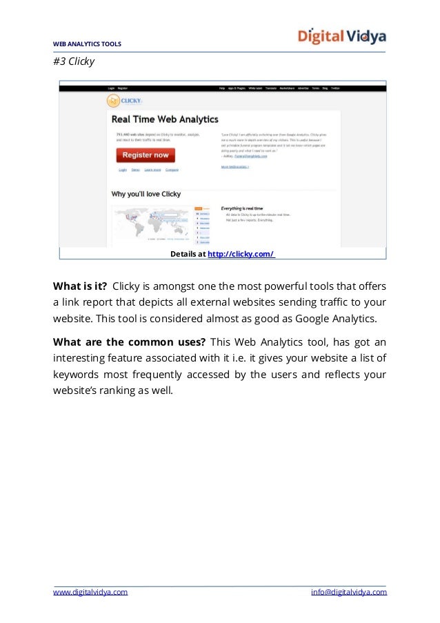 top 20 web analytics tools website analytics tools