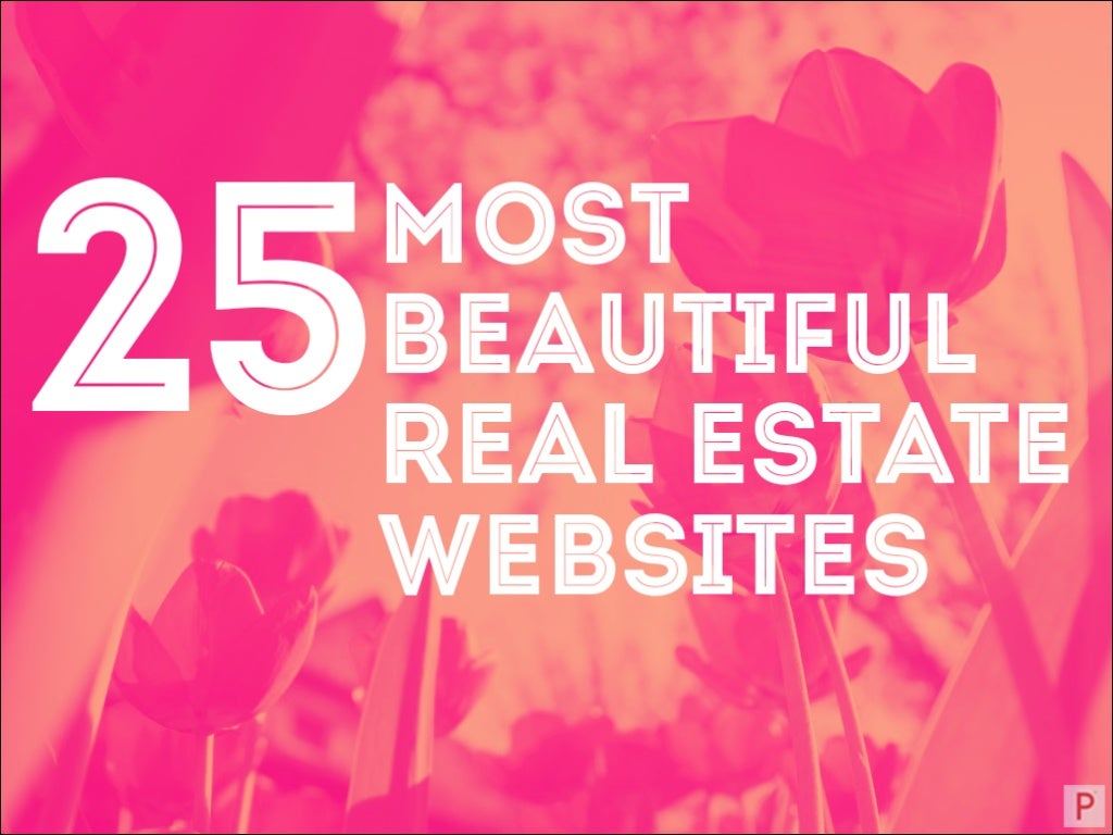 Top 25 Most Beautiful Real Estate sites