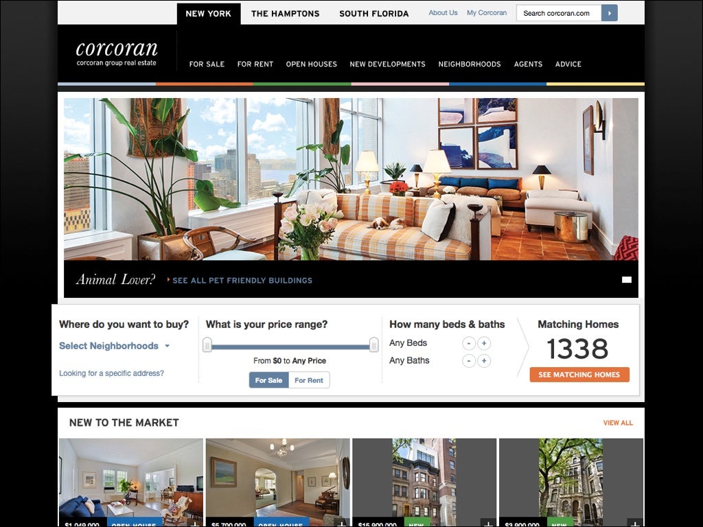 Top 25 Most Beautiful Real Estate sites