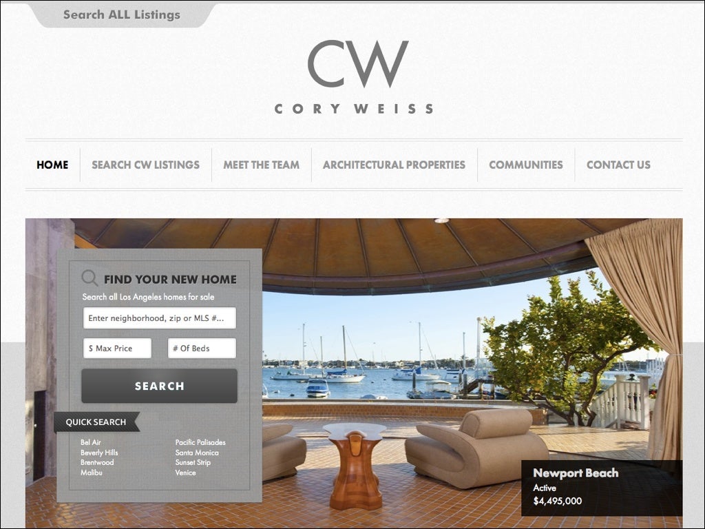 Top 25 Most Beautiful Real Estate sites