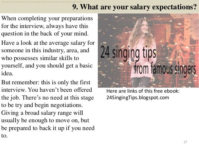 Top 25 corporate finance manager interview questions and ...