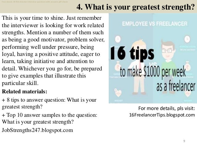 Top 25 film director interview questions and answers pdf