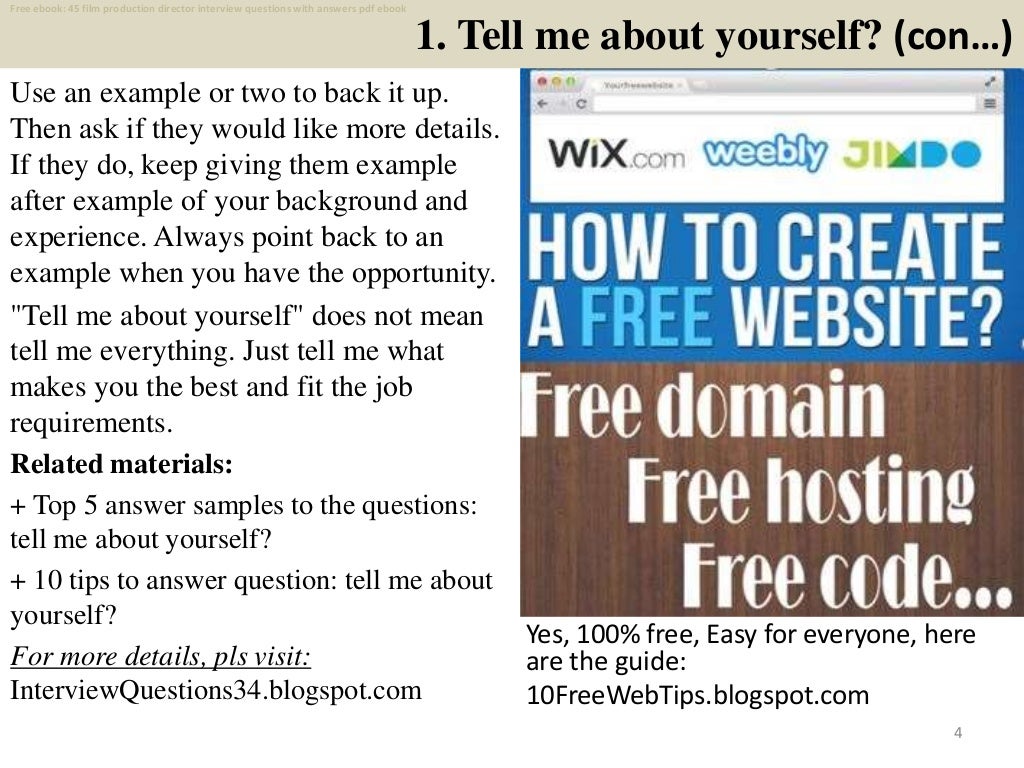 Top 25 film production director interview questions and