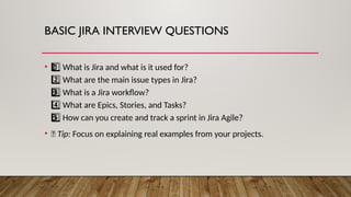 Jira Interview Preparation 2025 – For Freshers, QA, and Agile ...
