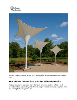 Modular Outdoor Structures Top 25 Modular Outdoor Structure Systems for Flexible Living.pdf