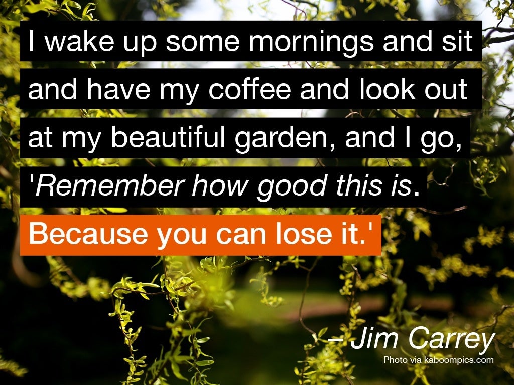 I wake up some mornings