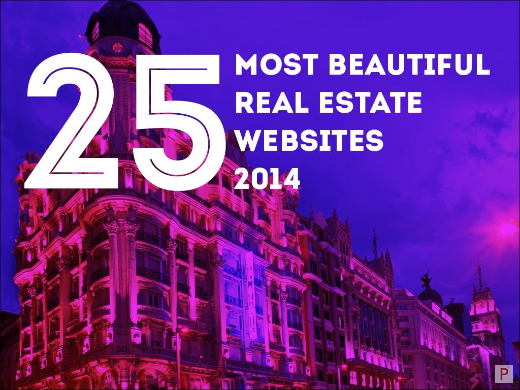 Top 25 Most Beautiful Real Estate sites 2014