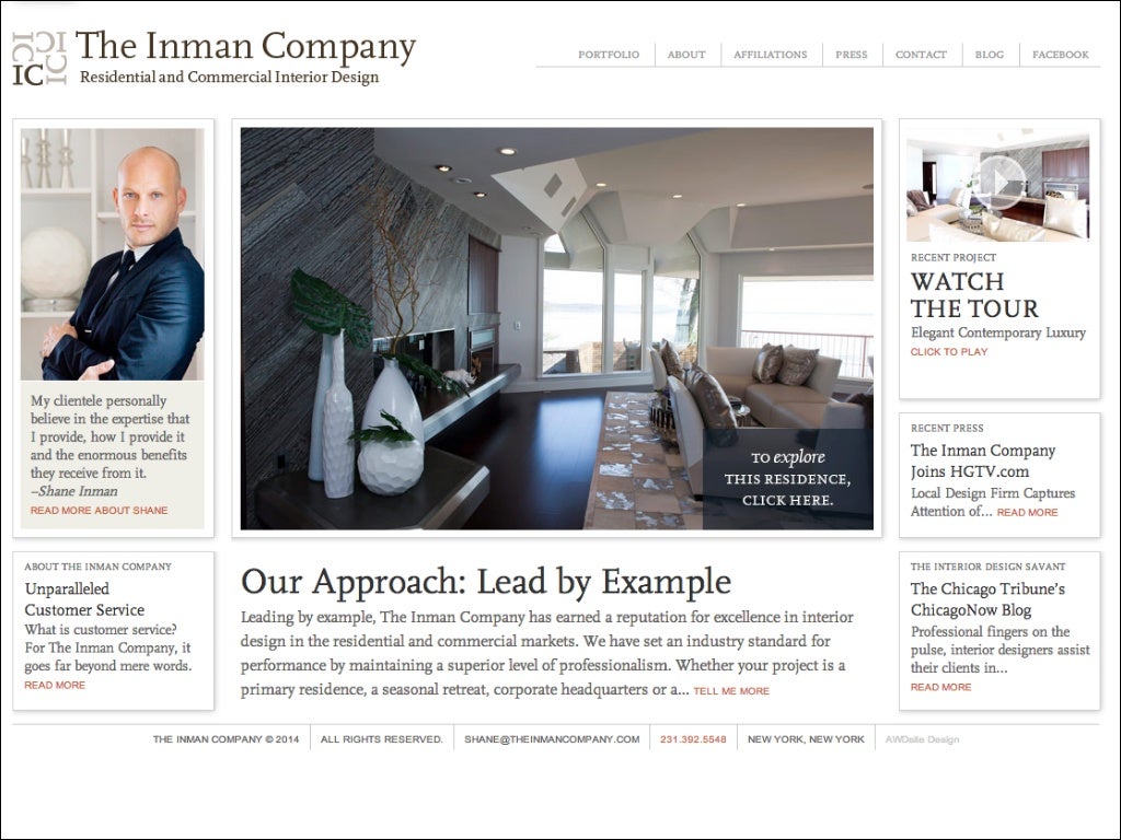 Top 25 Most Beautiful Real Estate sites 2014