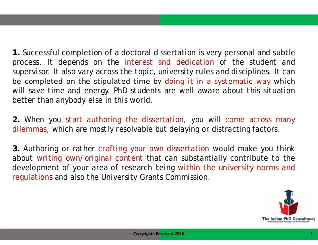 Who owns copyright of phd thesis topics