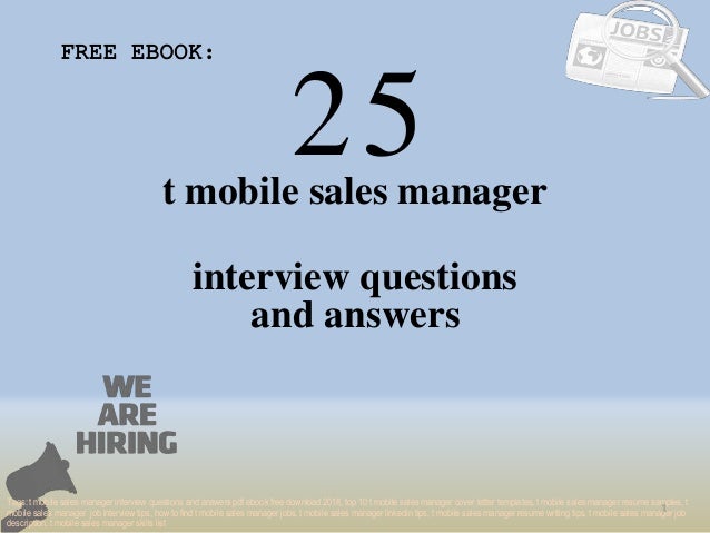 top 25 t mobile sales manager interview questions and answers pdf ebo
