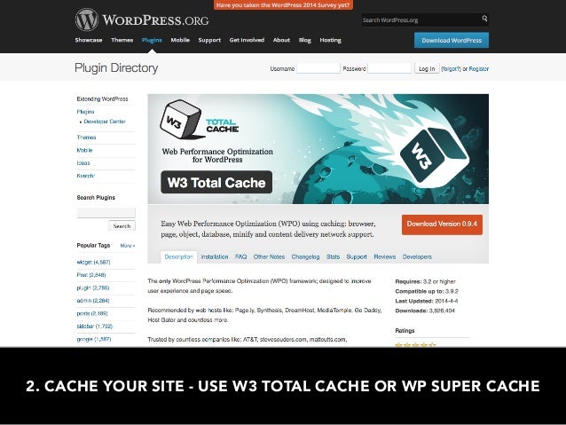 Top 25 Ways to Speed up Your WordPress Website slideshare - 웹