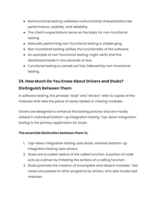 Software Testing and QA Interview Questions | PDF