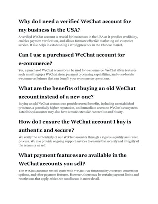 Top 29 Best Websites to Buy Verified WeChat Accounts for Business ...