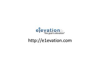 http://e1evation.com