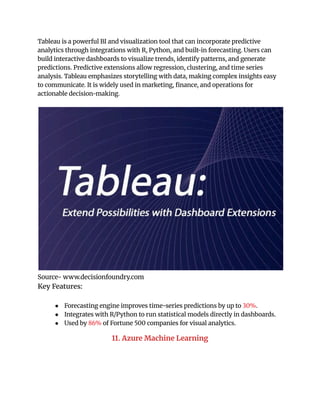 Top 30 Highest-Rated Predictive Analytics Tools for Business in 2026.pdf