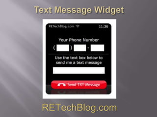Text Message WidgetRETechBlog.com