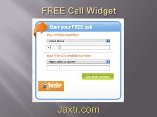 FREE Call WidgetJaxtr.com