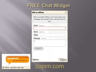 FREE Chat Widgetzopim.com