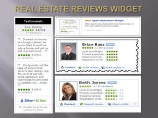 REAL ESTATE REVIEWS WIDGET