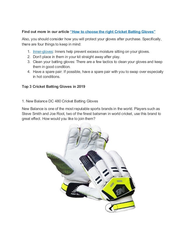 how to clean cricket gloves