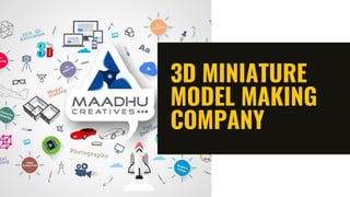 3D MINIATURE
MODEL MAKING
COMPANY
 