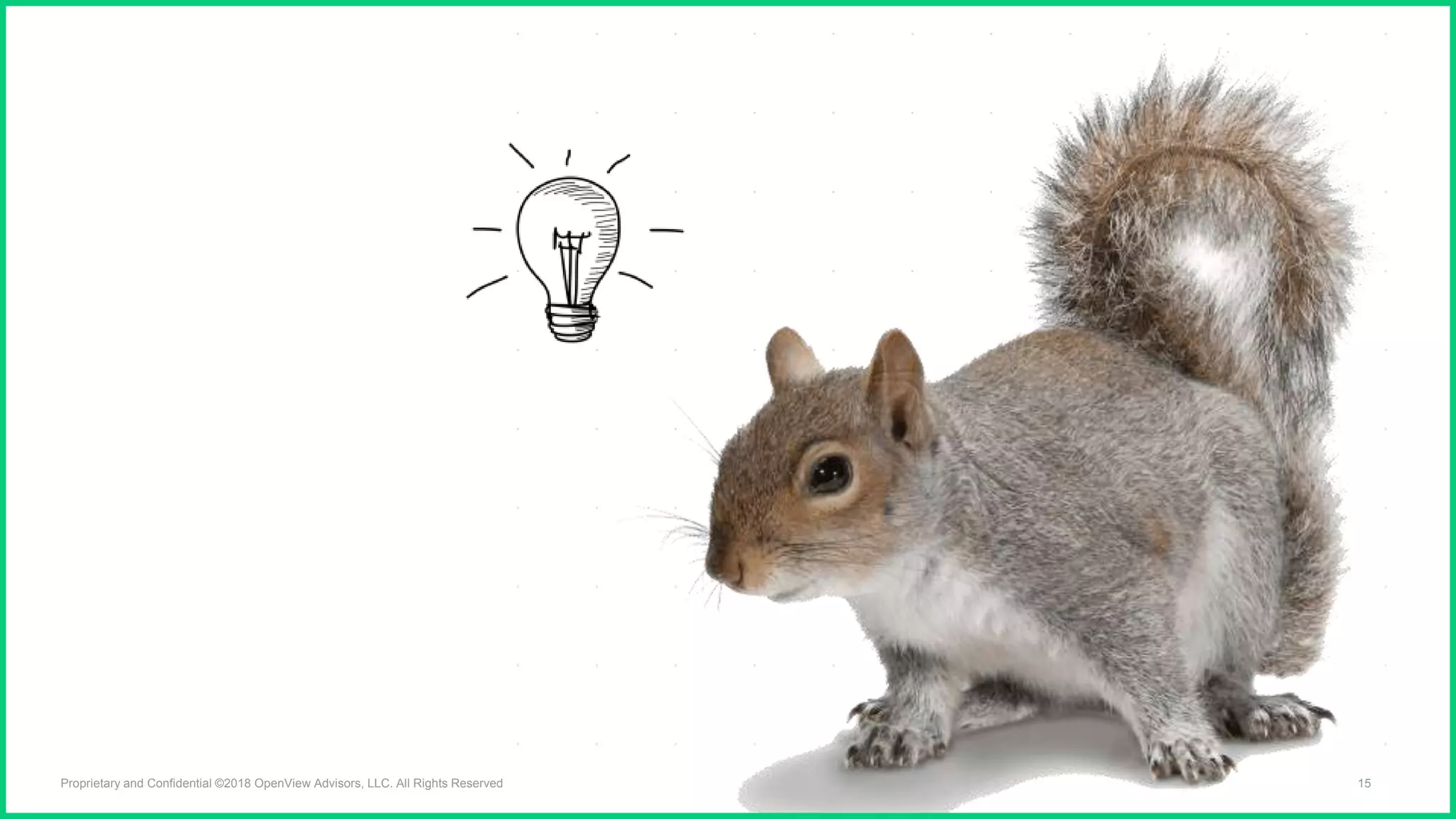 Proprietary and Confidential ©2018 OpenView Advisors, LLC. All Rights Reserved 15
 