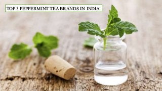 TOP 3 PEPPERMINT TEA BRANDS IN INDIA
 
