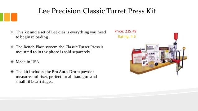 Top 3 Turret Reloading Press