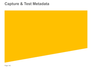 Page 140
Capture & Test Metadata
 