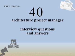 40
1
architecture project manager
interview questions
FREE EBOOK:
Tags: architecture project manager interview questions and answers pdf ebook free download, top 10 architecture project manager cover letter templates, architecture project manager resume
samples, architecture project manager job interview tips, how to find architecture project manager jobs, architecture project manager linkedin tips, architecture project manager resume writing
tips, architecture project manager job description. architecture project manager skills list
and answers
 