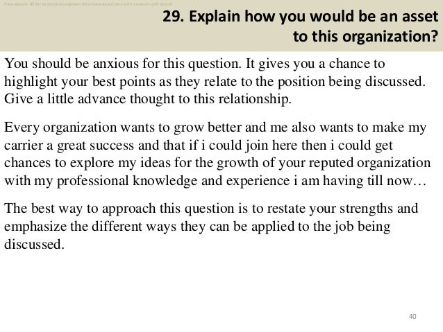 Top 40 Forex Project Engineer Interview Questions And Answers Pdf Ebo - 