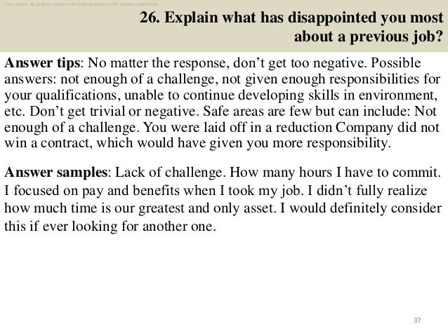 top 40 project analyst interview questions and answers pdf systems analyst interview questions and answers ebook