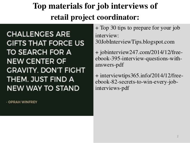 top 40 retail project coordinator interview questions and answers pdf how to prepare for an interview in retail