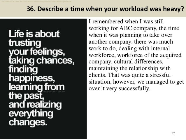 Top 45 chick fila restaurant interview questions and